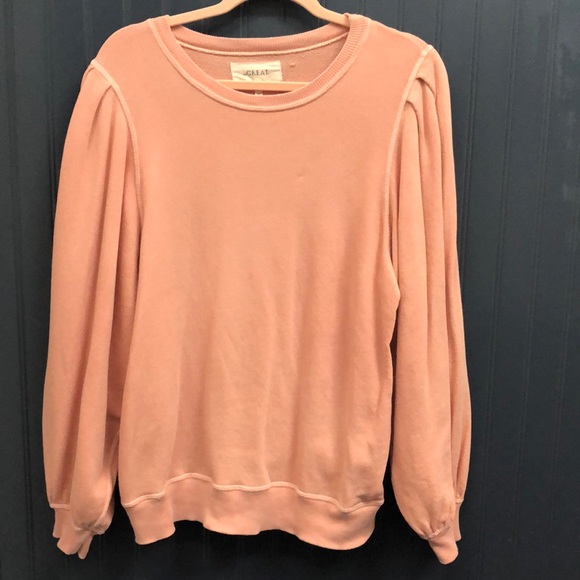 the great pleat sleeve sweatshirt